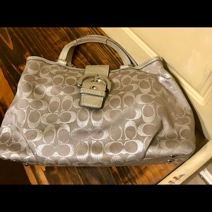 Silver Coach purse